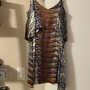 Printed mini dress
